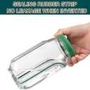 Original Side-Open Salad Pod Jar with Lid - Plastic Snack Box for Home, Outdoor, Travel & Party