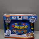 LEXiBOOK  Paw Patrol - Portable Karaoke Digital Player for Kids  Microphones, Light Effects, Bluetooth, Record and Voice Changer Functions, Rechargeable Battery, Blue/red, MP320PAZ