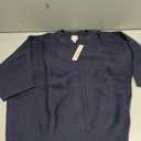 Amazon Essentials Womens Regular-Fit Soft Touch Long-Sleeve Crewneck Sweater (Large, Navy)