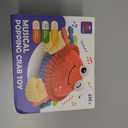 hahaland Baby Toys 6-12 Months - Bouncing Singing Crab Crawling Dancing Jumping Crab Baby Boy Girl Gift for 6 7 8 9 10 11 12 18 Month Musical Tummy Time Sensory Toddler Toys 1 Year Old Birthday Gift, Approximately 5 Inches in Each Dimension