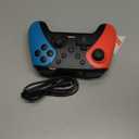 Wireless Switch Controller for Nintendo Switch/Switch 2/Lite/OLED Controller, Switch Controller with a Mouse Touch Feeling on Back Buttons, Extra Switch Pro Controller with Wake-up,Programmable, Turbo Function (Red+Blue)
