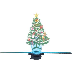 42CM 3D Hologram Fan, 16.5" WiFi Projector with 1500+ Video Library, 232 LEDs, Bluetooth Audio & Remote Control, High Brightness Display for Business Sign, Bar, Halloween & Christmas Decor