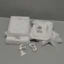 WALI Outlet Shelf Wall Holder, Fit for Duplex GFCI Decorative Outlet Shell A Space Saving for Smart Home, Speaker Mounts up to 20lbs with Cable Management (OSH002-W), White