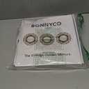 BONNYCO Wall Mirrors Pack of 3, Round Gold Mirrors for Home Decor Bedroom and Living Room. Espejos Decorativos de Pared Sala Dormitorio, Circle Wall Decor Minimalist Vintage Chic. Gifts for Women Mums