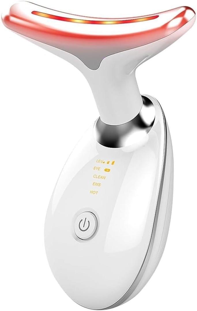 Face and Neck Massager Tool  USB Rechargeable Compact Device with Adjustable Settings and One-Button Control  Lightweight, Portable Design for Daily Use at Home, Office, or While Traveling