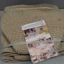 OIAHOMY 4 Pack 14.17 * 11.02 * 6.3IN Storage Baskets for Organizing Shelves, Woven Rope Baskets for Organizing Books, Clothes, Decorative Basket for Living Room, Nursery, Bedroom, Gift Basket, Brown