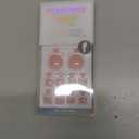 BTArtbox Press On Toenails - Lamp-Curable Sharp Square Toe Nail Press Ons with Glue for Women, Semi-Transparent French Tip Fake Toe Nail Tips in 15 Sizes - 30 Toenails Kit, Ma'am