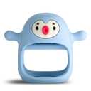 Smily Mia Baby Teething Toys for 0-6Months, Teethers for Babies 3-6Months | Penguin Teether | Hand Teether |Teething Mittens for Teething Relief, Baby Pacifier |Teething Pacifiers for Baby, Light Blue