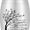 3 Inches Small Urn for Ashes Tree of Life Aluminum Mini Urn for Ashes Cremation Keepsake for Human Ashes Memorial Ashes Holder for Women Men