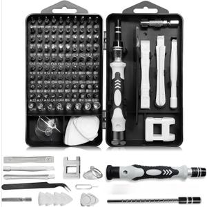 115 in 1 Precision Screwdriver Set, Mini Professional Magnetic Repair Tool Kit, Small Screwdriver for Phone, Computer, Watch, Laptop, Macbook, Game Console, Electronic, Toys,PC Repair Tool Kit