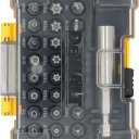DEWALT Security Bit Set, 31-Piece Screwdriver Bit Set with Case, Universal 1/4 In Hex, Includeds Magnetic Bit Holder (DWAX200) (One Size)