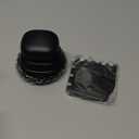 Onewly Cast Iron Scrubber and Scraper, Chain Mail Scrubber Cast Iron for Cleaning Dishes, Stock Pots, Pans, Griddles, Grills, Dish Scouring Pads (Black Coarse Mesh)