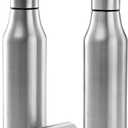 Foraineam 2 Pieces Olive Oil Dispenser Bottle 30 oz (900ml) Stainless Steel Leakproof Kitchen Oil Bottles