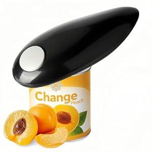 Cooks Professional Electric Can Opener,Automatic Can Openers for Seniors, Arthritic Patients A Great Kitchen Gadget,Hands Free Operation Can Openers,One Touch Design (Black)