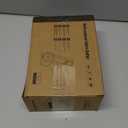 Cordless Electric Scissors - Smart Display & 4-speed Settings, Rechargeable Box Cutter Electric for Fabric, Leather, Padding & Cardboard - White