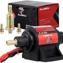 CarBole Gasoline Electric Fuel Pump Universal 5/16 Inch Inlet and Outlet Inline 12V 1-2A 28GPH 2-3.5P.S.I. Operating Fuel Pressure