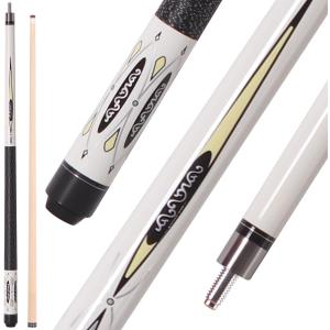 Canadian Maple Pool Cue Sticks (10mm/11.5mm/13mm Tip), 58" 2-Piece Pool Sticks for Adults with Low Deflection Shaft,Billiard Sticks for Home, Bar, and Tournament Play