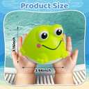 Light Up Bath Toys for Kids Ages 1-3,Rechargeable Frog Bath Toy Sprinkler for Babies 6-12 Months,Water Pool Bathtub Fountain Toys,Infant Toddlers Boys Girls Birthday Gifts