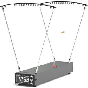 Ballistic Chronograph for Shooting, Precision Velocity Meter Measures Arrow Slingshot Airsoft Bullet Bow, with FPS/MPS Readings, Table Tennis Badminton Arrow Bullet Speed Chronograph