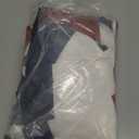 2x4 Ft American Pleated Fan Flag, Patriotic Half Fan Bunting Flag, Indoor Outdoor for 4th of July Decoration Memorial Day (Set of 5)