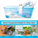 Turtle Tank with Multi-Function Areas, Easy Assembly, Ideal for Small Turtles & Reptiles, Includes Plastic Tree & Fishing Net, 
Tank Volume	5 gallons