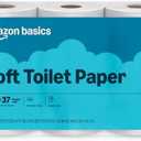 Amazon Basics 2-Ply Soft Toilet Paper, 6 Rolls (1 Pack of 6), Equivalent to 37 Regular Rolls, (5 pack)