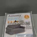 Asnomy Couch Covers for 3 Cushion Couch Stretch Sofa Covers Slipcovers, Pet Protector Furniture Covers for Dogs Cats Spandex Jacquard Fabric Small Checks LargeSilver