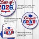 200pcs 2026 Graduation Plates and Napkins Set with Decorations Kit, for College High School Grad Party Decorations, Serve 50", Graduation Party Supplies
