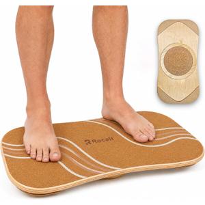 Rocalt Standing Desk Balance Board, Anti Fatigue Cork Wobble Board, Large