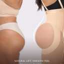 SHAPELLX Fajas Colombianas Shapewear for Women Tummy Control Postpartum Faja Body Shaper Butt Lifting Shorts Bodysuit (Beige, XXXL)