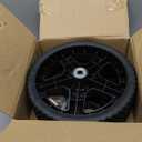 CheeMuii 10 Inch Lawn Mower Wheels 2 Pack 10" Push Mower Wheels with Bolts and Lock Nuts Kit Fit for Most Standard push Lawn Mowers/Generator/Garden Tiller/Handtruck