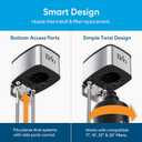 Brio 11" Under Sink Water Filter System for Kitchen & Bathroom Faucet | 3-Stage Single Housing 0.5 Micron Filters PFAS, Chlorine, Lead, Mercury+ | 10,000 Gallons or 2 Years | NSF 42 & 372 Certified