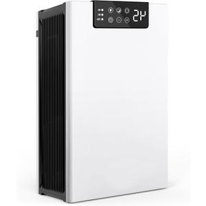 Dehumidifier, Dehumidifiers for Home, Humidity Display,  Capacity 98 Fluid Ounces,  Floor Area 1000 Square Feet, White
