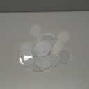 Tessco for you 24 Pieces Yogurt Container Lids Clear Plastic Jar Lids Not Included Jar Replacement Compatible with Oui Yogurt lid Transparent