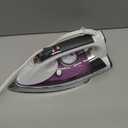 BLACK+DECKER IR1350S Professional Steam Iron with Stainless Steel Soleplate and Extra-Long Cord, Purple
