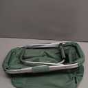 Picnic Basket, SIYUAN 24L Collapsible Market Basket with Two Handles Portable Canvas Grocery Basket Reusable Christmas Shopping Bag (Green)