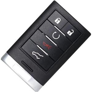 MechanMagic Keyless Entry Remote Control Key Fob Replacement Compatible for Cadillac SRX 2010-2015 ATS XTS 2013-2014 ELR Push Start Button Smart Proximity NBG009768T 22865375 DIY Programming