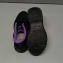 Treesky Non Slip Work Shoes for Women in Food Service - Slip Resistant, Comfortable & Lightweight Sneakers, Suitable for Restaurant, Kitchen & Nursing Crews (5, Black Purple)