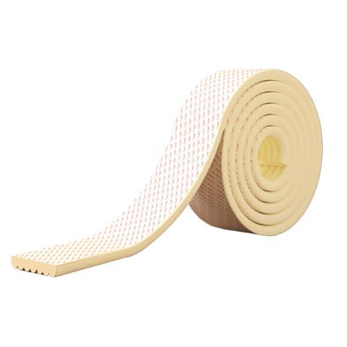 Edge Protector – 0.8x8x200cm | Shape Foam Bumper Strip, Child Safety Edge Covers Bumper, | Self-Adhesive Child Safety Edges for Nursery, Kitchen, Wall & Table Protection,2pcs