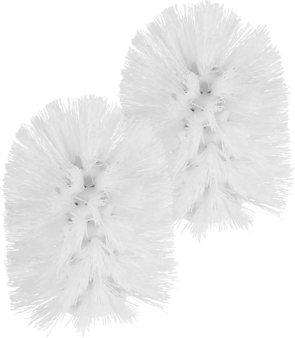 NOLITOY 4pcs Toilet Brush Replacement Cleaning Brush Refills for Bathroom and Kitchen Compatible Holders Easy to Install Efficient and Cleaning Tool