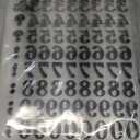 Zonon 1408 Pcs Black Iron on Letters and Numbers 0.75 Inch Heat Transfer Letters Numbers Adhesive Applique DIY Fabric Vinyl Alphabets for Clothing Printing Crafts Decorations, 16 Sheets