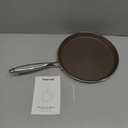 11 Inch Stainless Steel Crepe Pan - Titanium Ceramic Nonstick Crepe Pan, Stainless Steel Pancake Pan, Non Stick Flat Skillet Tawa Dosa Tortilla Griddle Pan, Induction Compatible, PFOA&PFAS Free
