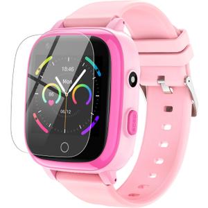 cjc 4G Smart Watch for Kids with GPS Tracker, Globally Applicable, Texting and Calling, Kids Watch for Ages 4-12 - Includes Video Call, Chat, SOS Alerts, App - Fun & Educational Birthday Gift Idea (Pink) cjc 4G Smart Watch for Kids with GPS Tracker, Globally Applicable, Texting and Calling, Kids Watch for Ages 4-12 - Includes Video Call, Chat, SOS Alerts, App - Fun & Educational Birthday Gift Idea (Pink)