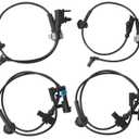 4PCS ABS Wheel Speed Sensor Front & Rear, Left & Right Compatible with 2007-2014 Chevy Silverado 1500/Avalanche/Suburban 1500/Tahoe, GMC Yukon/Yukon XL 1500, Cadillac Escalade Replace 15229012 ALS1464