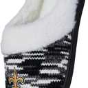 FOCO NFL Sherpa Lined Colorblend Cup Sole Slippers, Size: 7-8