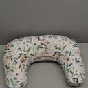 Boppy Nursing Pillow - Ergonomic Bottle & Breastfeeding Pillow with High, Firm, Large Area, Water-Repellent Cushion with Washable Cover; Baby Safety Alliance Verified - Pink Garden Flowers