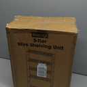 Sakugi Storage Shelves - 5 Tier Shelf Organizer, Heavy Duty Garage Shelving Unit with Leveling Feet, Stable Metal Shelves Organizer for Pantry, Kitchen and Closet, 33.0" W x 12.6" D x 72.0" H, Silver