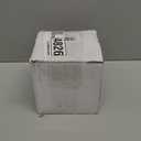 Healing Crystal Pyramid Paperweight - Clear Glass Positive Energy Meditation Desk Ornament with Gold Stand Crafts for Home Office Art Decor (3.94 inch)