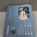 TEEHO TE002K Keyless Fingerprint Deadbolt Door Lock - Smart Lock with Handle and Keypad - Oil-Rubbed Bronze