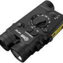 HFXC 4-in-1 Green Laser, Infrared Illuminator, Infrared Laser, 1000 lumens White, Power Adjustable, Made of Anodized Aluminum, for Picatinny Rail Rifles, Laser Class IIIA, Less Than 5mW (Black)